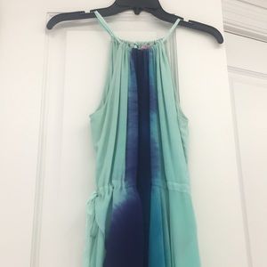 Calypso St. Barth High Lo Maxi Silk Dress Size S